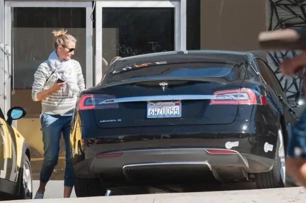 Celebrities Drive Tesla